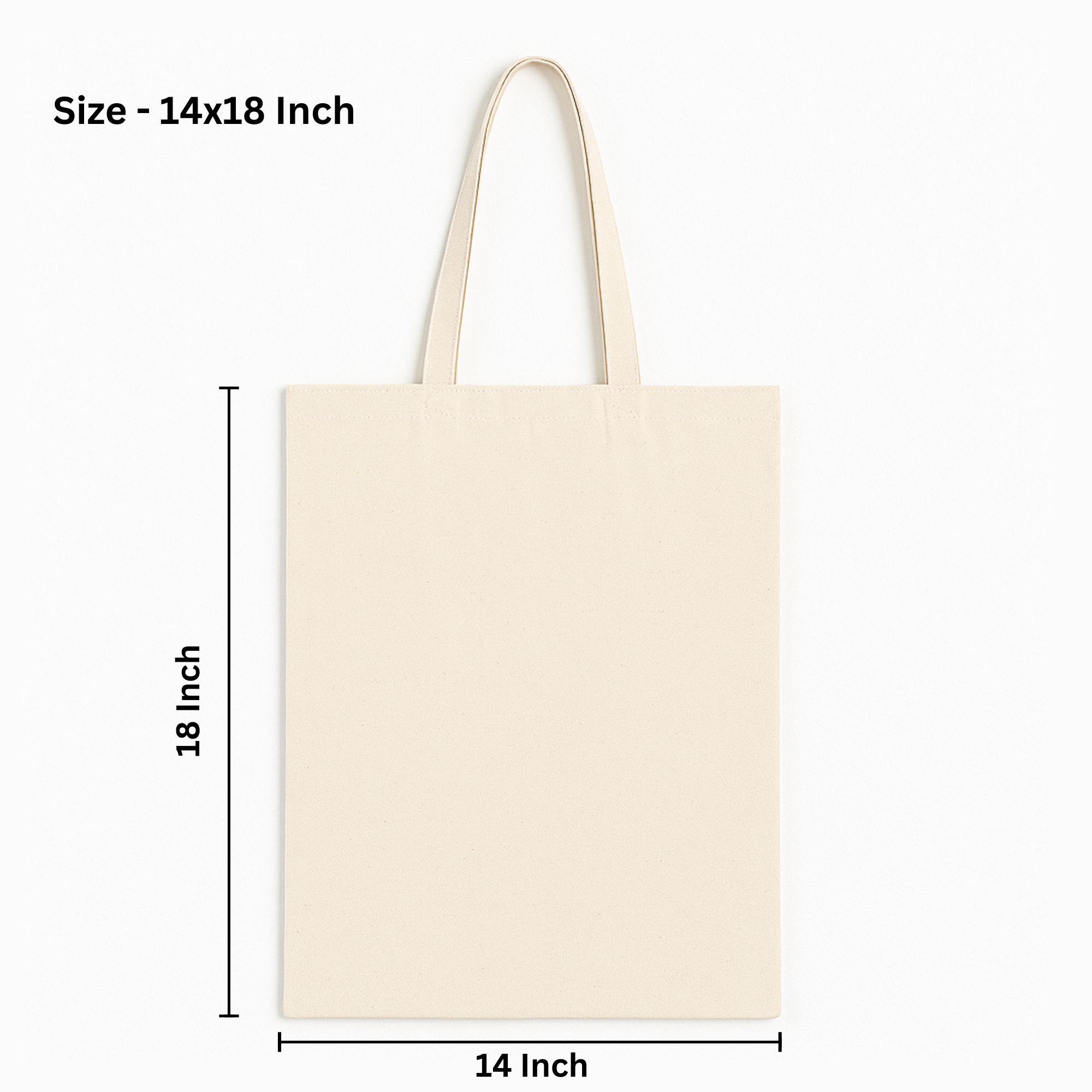 Premium Plain jute & Cotton bag